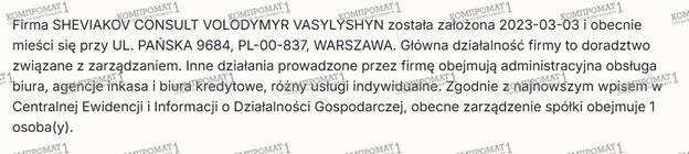 Польская контора Sheviakov Consult: наглое «кидалово» клиентов и запугивание уголовными статьями